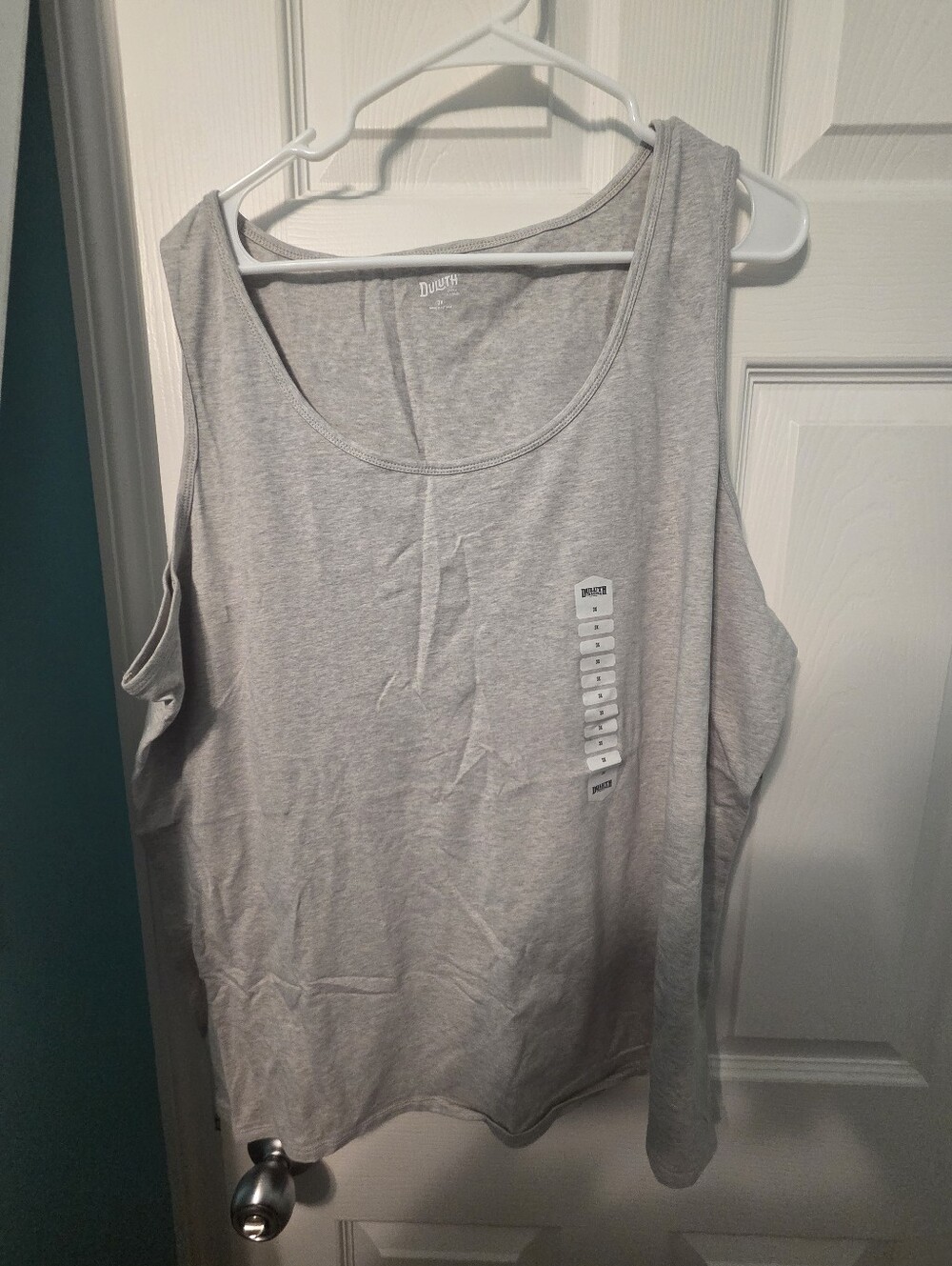 Duluth Trading Co Light Gray Tank Top